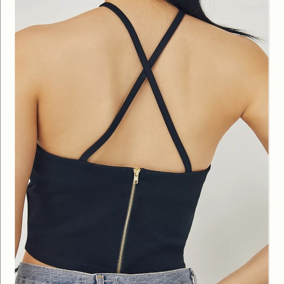 Anthropology eri +ali Hanky Hem Halter Top - Picture 3 of 5